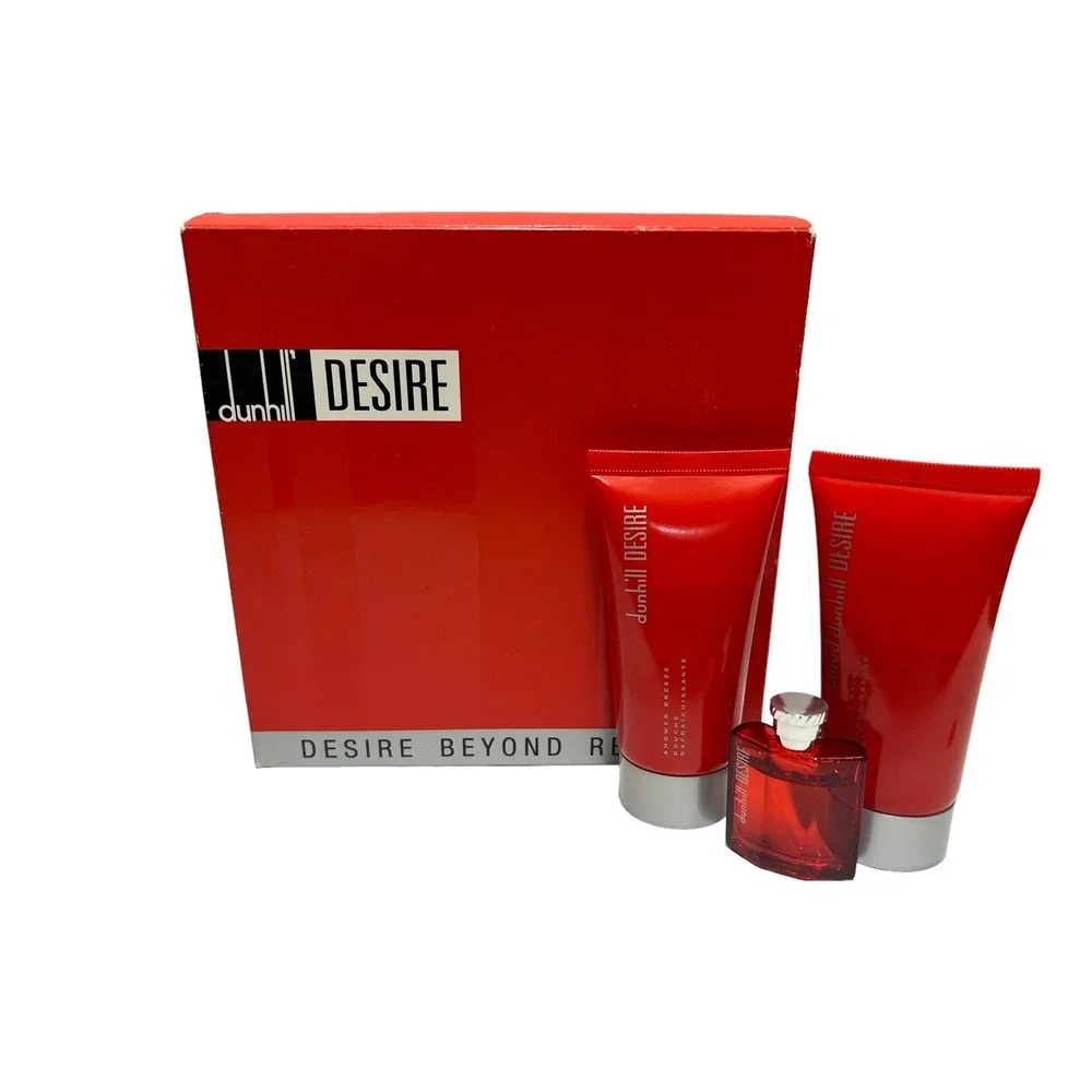DUNHIL DESIRE 3 PIECE MINI EDT‎ Shower Breeze After Shave Balm New